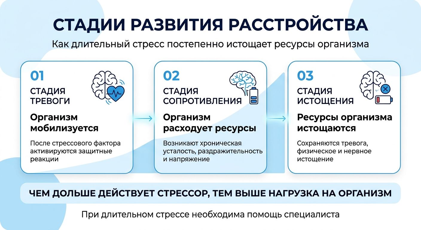 Лечение стресса в Топках инфографика
